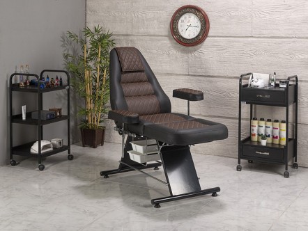 Perla Dövme Koltuğu | Sırt ve Ayak Kısmı Hareketli | MC-4006