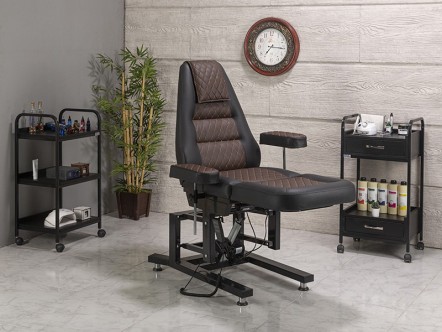 Diamond Dövme Koltuğu | Sırt, Ayak ve Yükseklik Hareketli | MC-4012