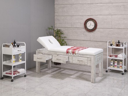 Truva | Sırt Hareketli Bakım, Masaj ve Spa Masası | MC-3154
