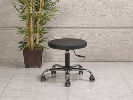 Çalışma Taburesi | Amortisörlü, Dökme Süngerli, Krom Ayaklı | MC‑5106