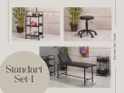 Standart Set-1 | Bakım Sedyesi, Tabure, Cihaz Sehpası | MC-6201