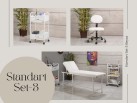 Standart Set-3 | Bakım Sedyesi, Tabure, Cihaz Sehpası | MC-6203