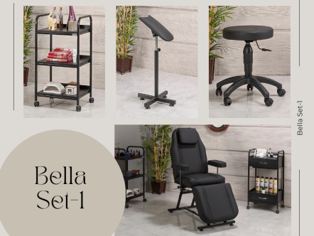 Bella Dövme Koltuğu Seti - Eko | 4'lü Set | MC-6304