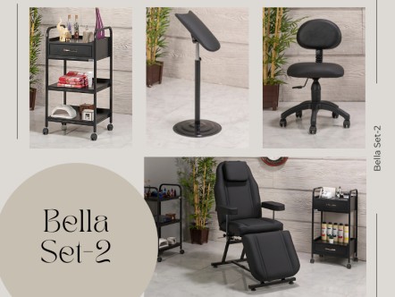 Bella Dövme Koltuğu Seti - Max | 4'lü Set | MC-6305