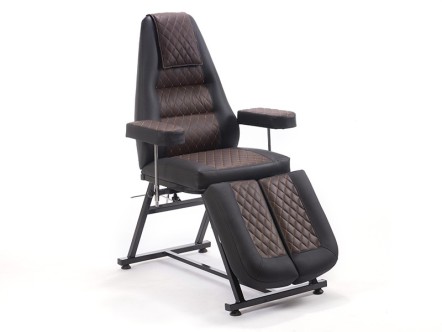 Stella-2 Dövme Koltuğu Seti - Kahverengi | 4'lü Set | MC-6312