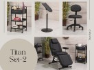 Titan Dövme Koltuğu Seti - Max | 4'lü Set | MC-6314