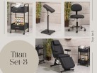 Titan Dövme Koltuğu Seti - Pro | 4'lü Set | MC-6315