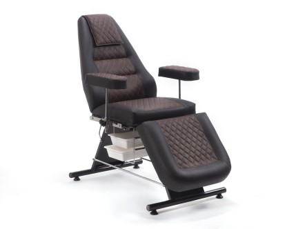 Perla Dövme Koltuğu Seti - Kahverengi | 4'lü Set | MC-6318