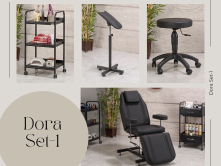 Dora Dövme Koltuğu Seti - Eko | 4'lü Set | MC-6319