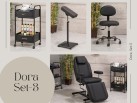 Dora Dövme Koltuğu Seti - Pro | 4'lü Set | MC-6321