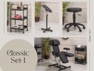 Classic Dövme Koltuğu Seti - Eko | 4'lü Set | MC-6322