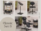 Classic Dövme Koltuğu Seti - Pro | 4'lü Set | MC-6324
