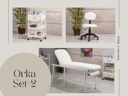 Orka Set-2 | Bakım Sedyesi, Sandalye, Cihaz Sehpası | MC-6205