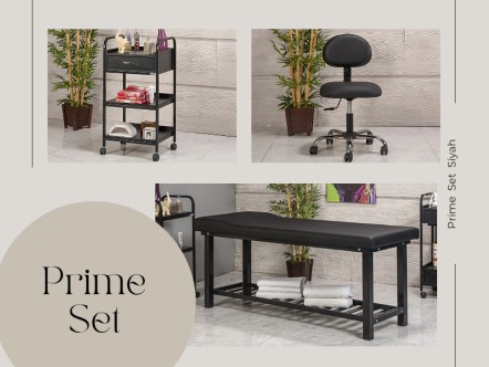 Prime Set | Bakım Sedyesi, Sandalye, Cihaz Sehpası | MC-6207