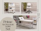 Prime Set | Bakım Sedyesi (Delikli), Sandalye, Cihaz Sehpası | MC-6408