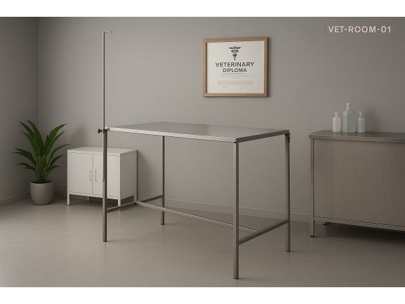 Paslanmaz Veteriner Ameliyat ve Opersayon Masası | MC-2301