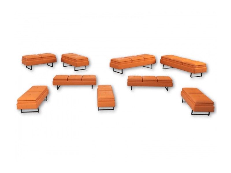 Paris Metal Ayaklı Bekleme Koltuğu - 2'li | MC-5321