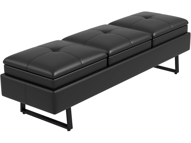 Paris Metal Ayaklı Bekleme Koltuğu - 3'lü | MC-5322