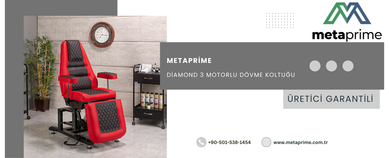 3 Motorlu Elektrikli Diamond Dövme Koltuğu MC-4012 – Profesyonel Stüdyolar İçin En İyi Model