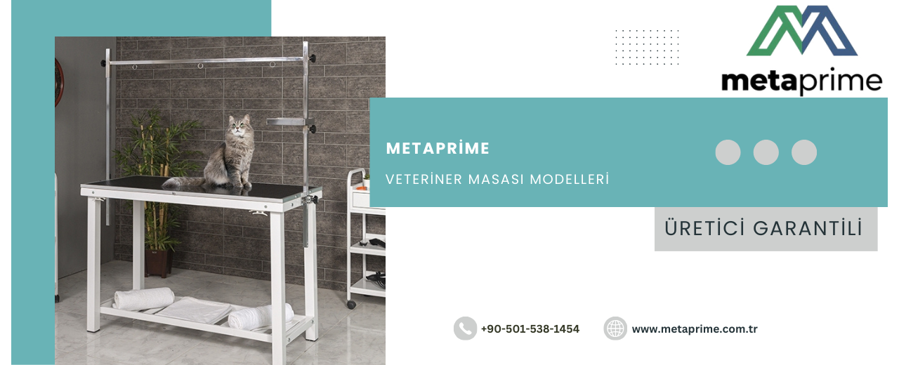 Veteriner Masası Seçimi: Muayene, Ameliyat ve Pet Kuaför Masaları