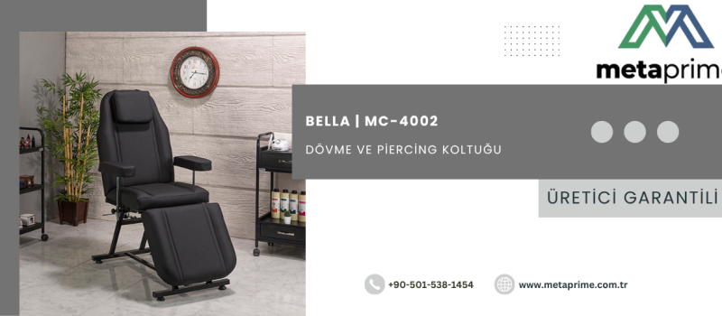 Dövme Koltuğu ve Tattoo Sedyesi Modellerinde Profesyonel Konfor | Bella MC-4002