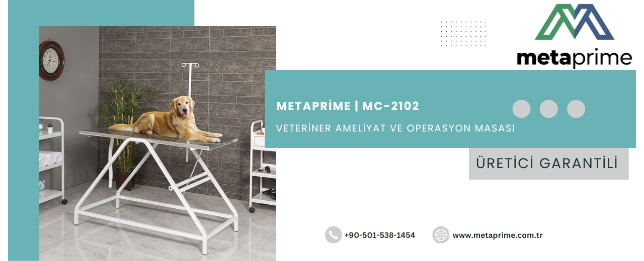 Veteriner Ameliyat Masası MC-2102: Profesyonel Cerrahi Operasyonlarda Güvenli Kullanım Rehberi