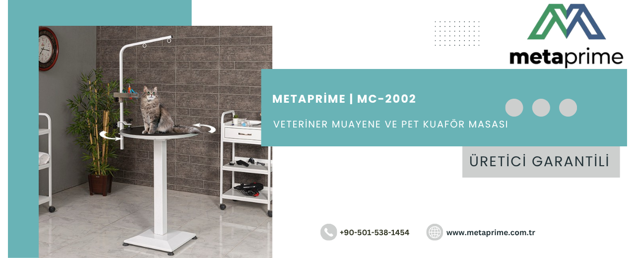 Veteriner Masası ve Muayene Ekipmanlarında Yeni Nesil Tasarım | MC-2002