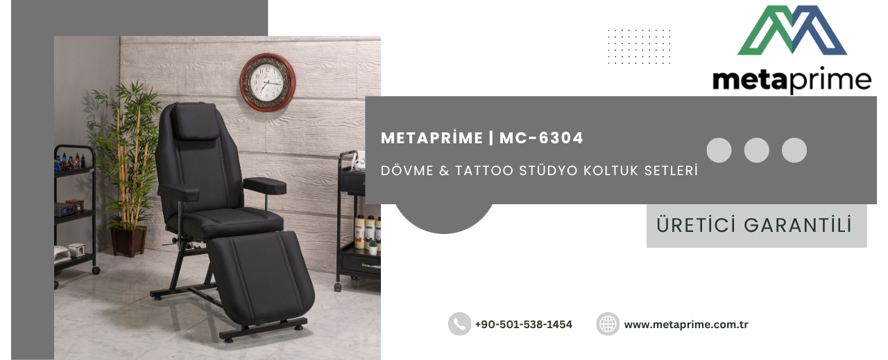 Profesyonel Dövme Koltuğu Seti Rehberi | Dövme Setup Masası, Kol Dayama Sehpası ve Dövmeci Sandalyesiyle Tam Çözüm