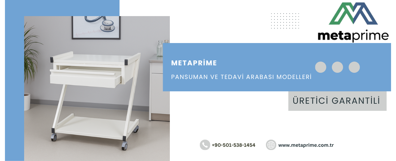 Pansuman Arabası 2025 Rehberi: Kullanım Alanları, Modeller ve Klinik Standartlar