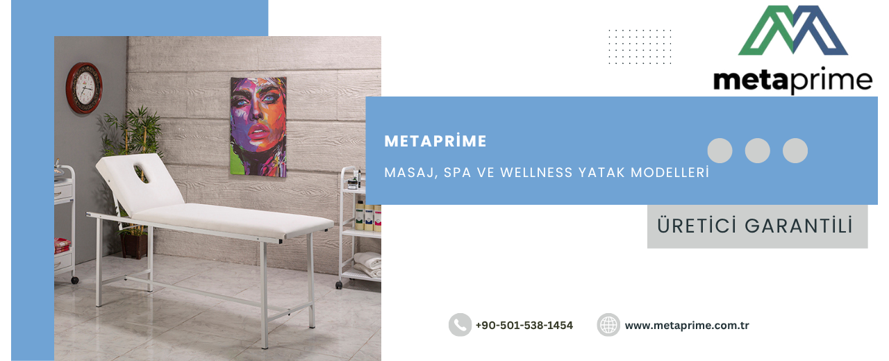Masaj Masası | Katlanır Ayaklı Masaj Yatağı - Standart Model Spa Sedyesi