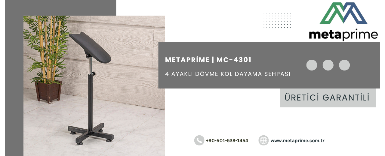 Profesyonel Dövme Kol Dayama Sehpası | Ayarlanabilir 4 Ayaklı Tattoo Kol Sehpası