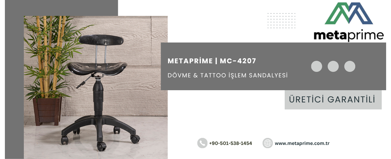MC-4207 Amortisörlü Dövme Sandalyesi ile Profesyonel ve Ergonomik Çalışma Deneyimi