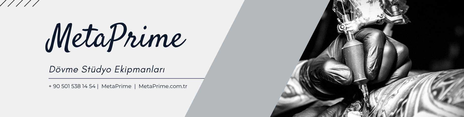 MetaPrime Dövme Stüdyo Ekipmanları